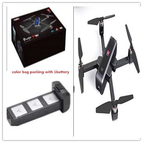 black color 1battry MJX B4W Bugs RC Дрон бесщеточный 22mins Летающий 2K камера 5G wifi FPV gps оптический поток Квадрокоптер складной Дрон - Цвет: black color 1battry