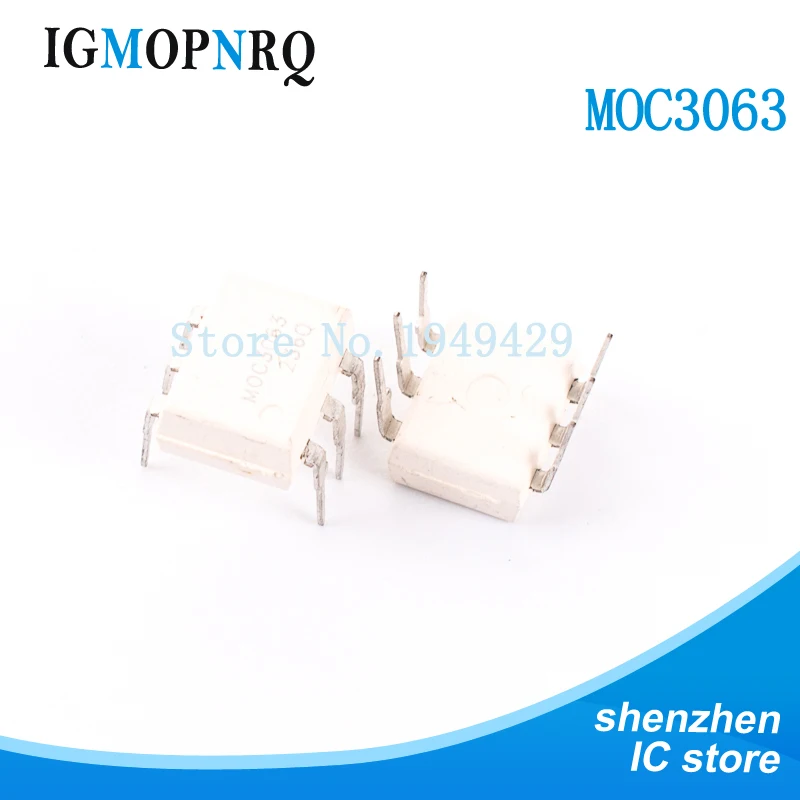 10 шт. EL3063 DIP6 MOC3063 600PBV 5000Vrms от 55 до + 100 Op Temp Новинка|100 pcs|10 pcs |