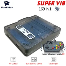 Super VIB ТВ Игры мини FC ТВ игровая консоль 8 бит Ретро видео игровая консоль встроенные 169 игры Ручной игровой плеер лучший подарок