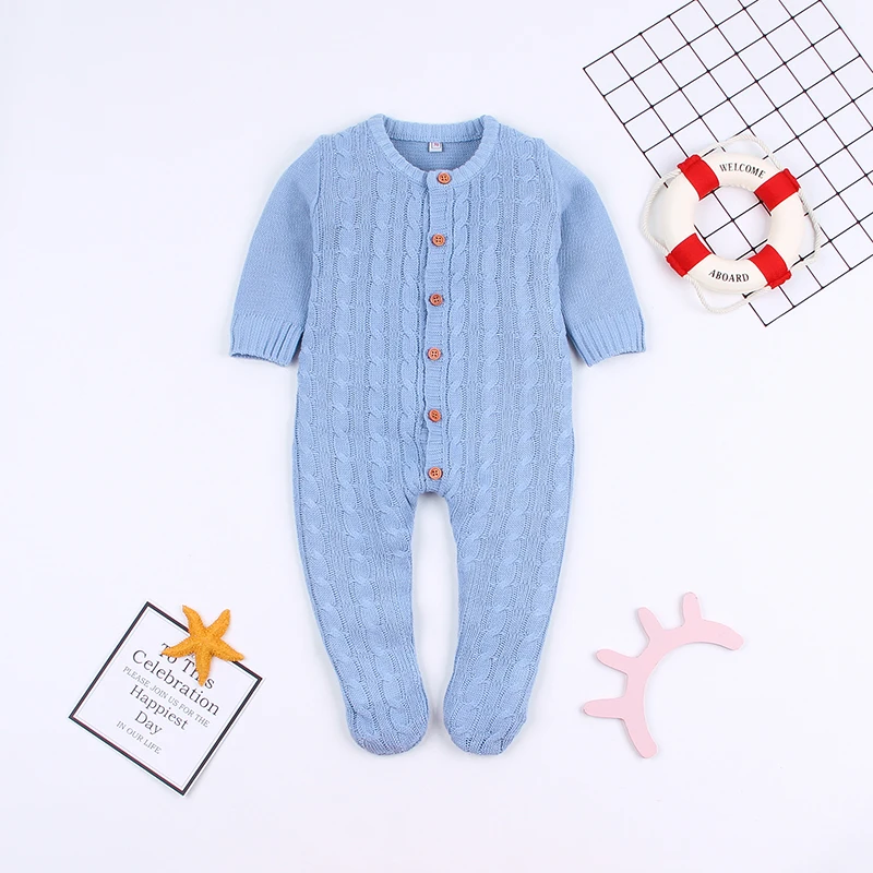 WEIXINBUY/Одежда для фотосъемки новорожденных детские комбинезоны для мальчиков с капюшоном, костюм вязаный наряд, комбинезон для маленьких