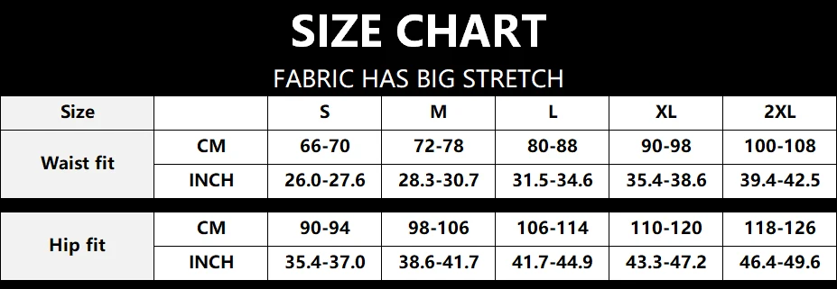 Skirt Size Chart