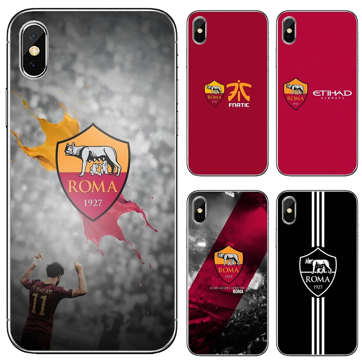 Силиконовый чехол для Samsung Galaxy A12 A31 A41 A51 A71 A20e A21s M30 A10 A30 A40 A50 A60 A70 As-Roma-логотип-футбол