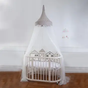 

Hanging Kids Baby Bedding Dome Bed Canopy Cotton Mosquito Net Bedcover Curtain For Baby Kids Reading Playing Home Decor