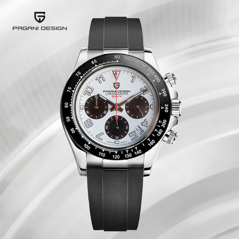 PAGANI DESIGN 2023 Mens Watches Multifunction Chronograph Automatic Watch For Men Quartz VK63 Sport 100M Waterproof reloj hombre tissot t sport chrono xl классический кварцевый t116 617 22 041 00 t1166172204100 100m мужские часы