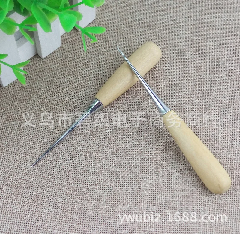 Напрямую от производителя продажи высокого качества qian mei diantong ручка из плотной древесины Awl обувь Awl прямые Awl позиционирование конус панш