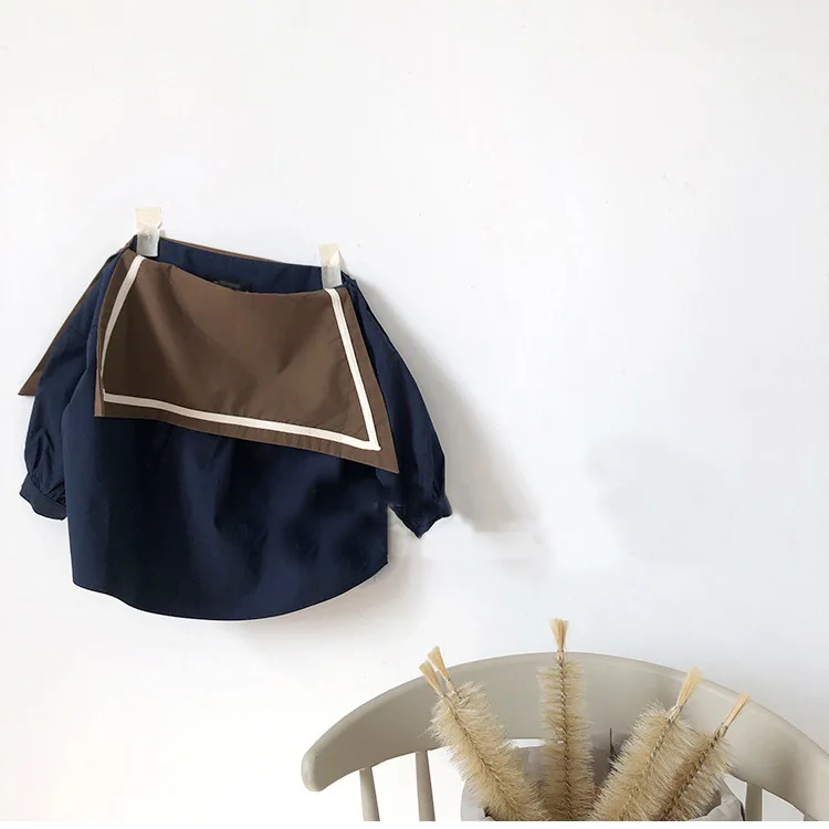 2020 новая весенняя школьная Винтажная футболка в Корейском стиле для мальчиков и