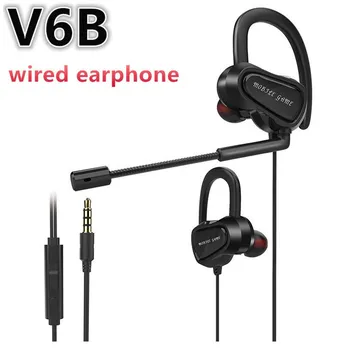 

Cheap 11.11 Earphones Hot Selling V6B Gaming Earphone Heavy Bass Gaming headset with Mic For Phone Computer Headset With Mic
