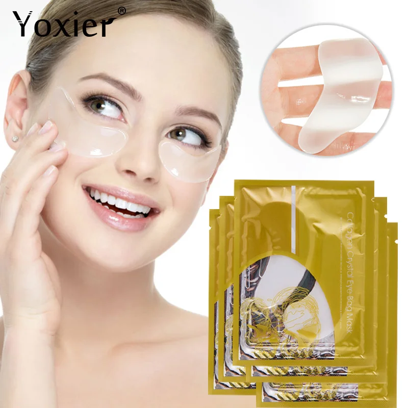 

Yoxier 5pair/10pcs Collagen Firming Anti-wrinkle Eye Mask Sleep Patche Remover Dark Circles Eye Bag Colageno Gel Eye Care