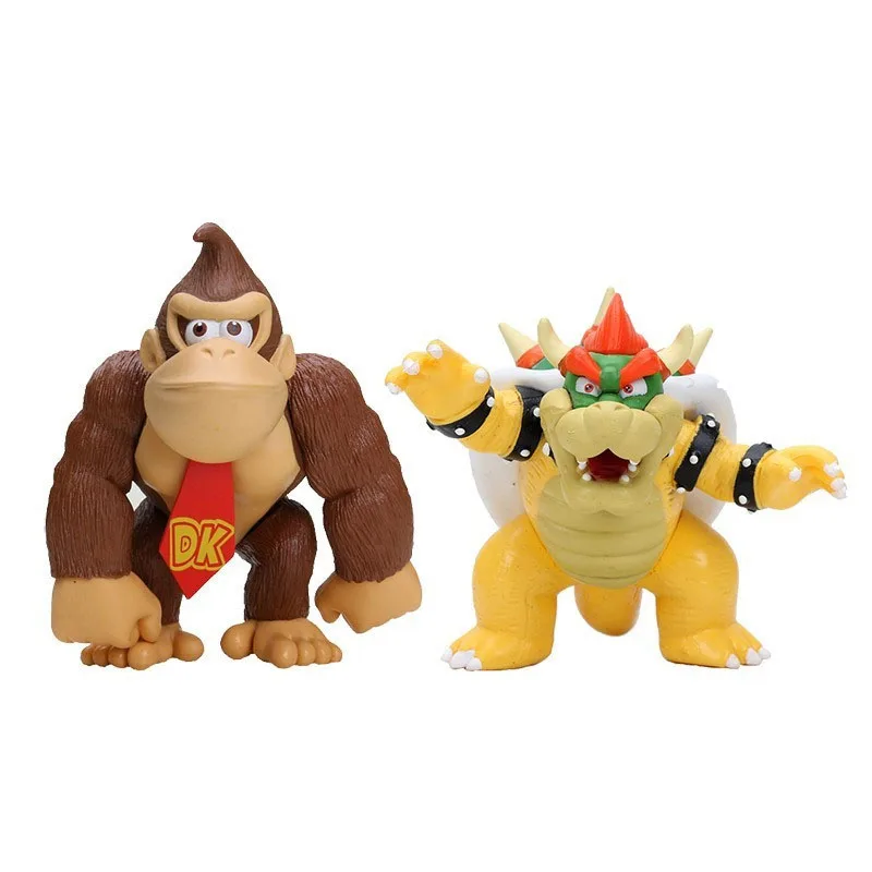 Super Bros PVC Action Figures Toys Yoshi Peach Princess Luigi Shy Guy Odyssey Donkey Kong Model Cartoon Dolls | Игрушки и хобби