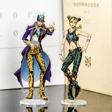 

Anime JoJo's Bizarre Adventure Stone Ocean Acrylic Stands Cosplay Cujo Anasui Fighters Weather Report Props Figure Decor Gifts