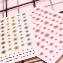 Роспись ногтей ультратонкая резинка 3D наклейка японский стиль горошек Stamen градиентные пятна Румяна ногтей с надписью Цветочные наклейки