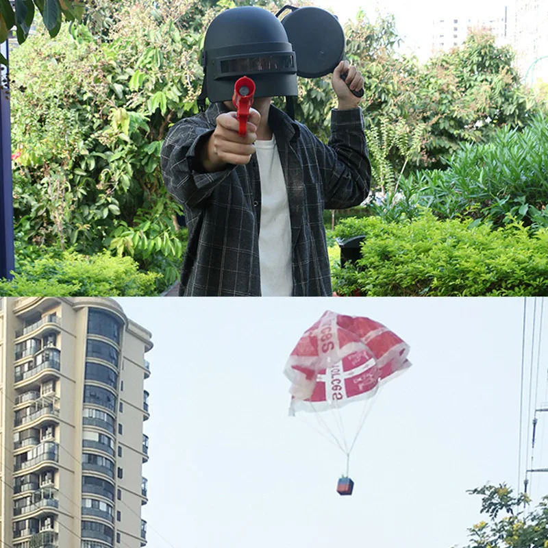 Курица джедаев выживания Airdrop сигнал dan she qiang-Emission Airdrop парашют модель творческий сопутствующие продукты подарок