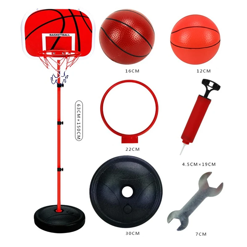 New Adjustable Basketball Stand Basket Holder Hoop Goal Outdoor Fun Sports Activity Game Mini Indoor Child Kids Boys Toys Sport