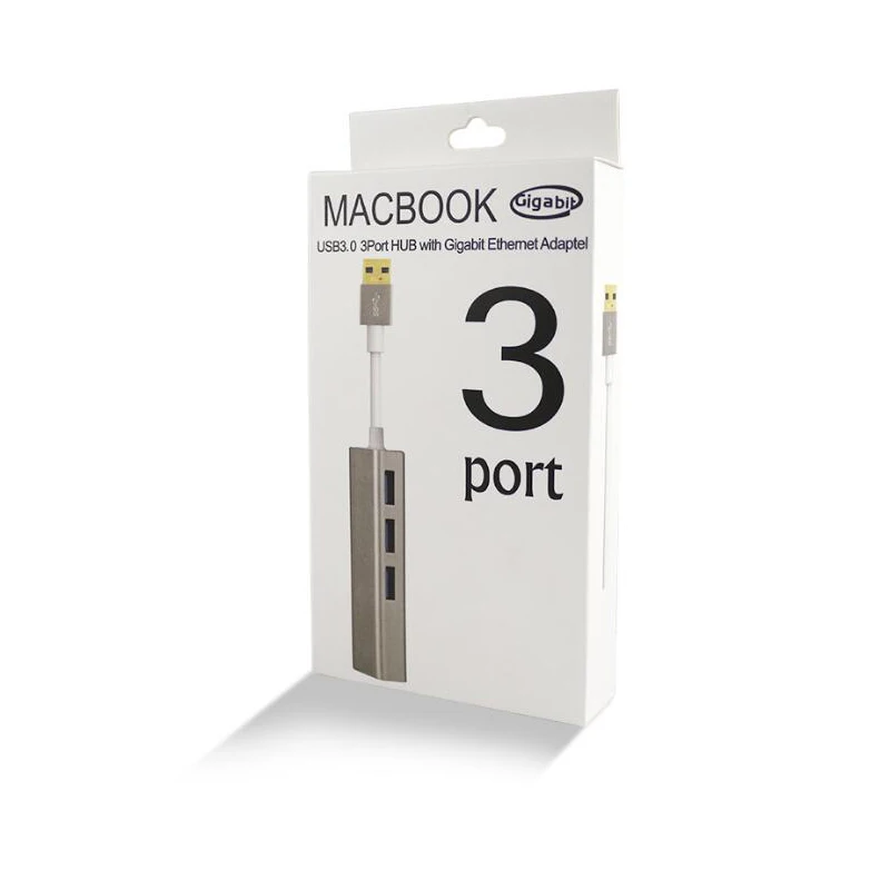 EDUP USB адаптер Gigabit Ethernet 10/100/1000 Мбит/с USB 3,0 концентратор Lan проводной сетевой карты Rj45 Порты и разъёмы USB разветвитель Win/Mac для компьютера