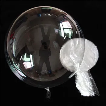 

10/20/24/36 inch Bubble No wrinkles Clear PVC Balloons Transparent globos Birthday Wedding Party Events Decor Supplies