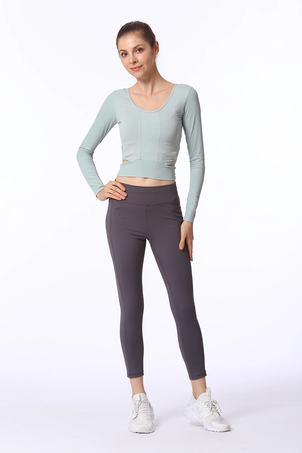 Женская рубашка для йоги с открытой спиной Спортивная одежда для тренажерного зала для фитнеса быстросохнущая Спортивная одежда для девочек с открытой спиной