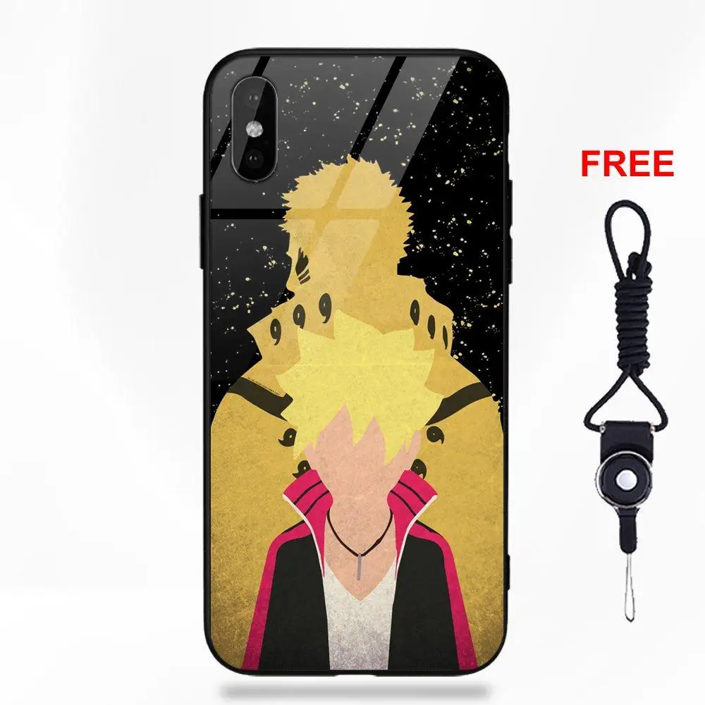Японское аниме Наруто Shippuden плакат для Galaxy S8 S9 Plus для huawei Honor 7X P20 Lite mate 10 Pro Redmi 5 Note 5A 6 стеклянный чехол - Цвет: as picture