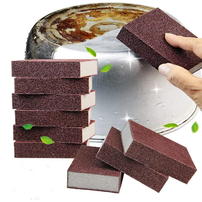 

Nano Emery Sponge Brush Removing Rust Clean Cotton Wipe Cleaner Melamine Sponge Kitchen Supplies Cleaning Tool Wash Pot Gadgets
