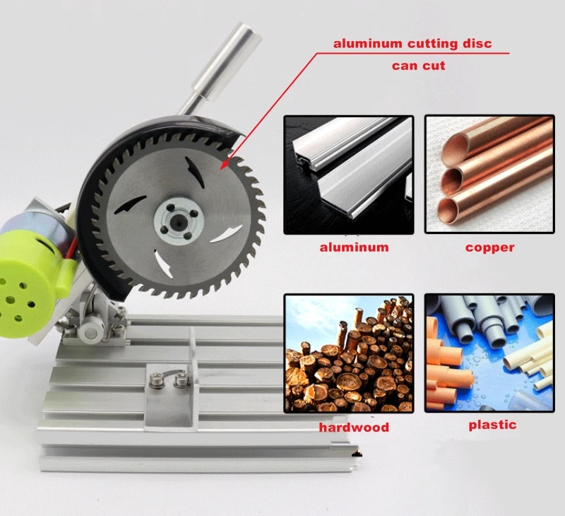 DIY алюминиевый станок для резки миниатюрная Настольная пила высокоточная Модель Пилы прецизионная столярная бензопила