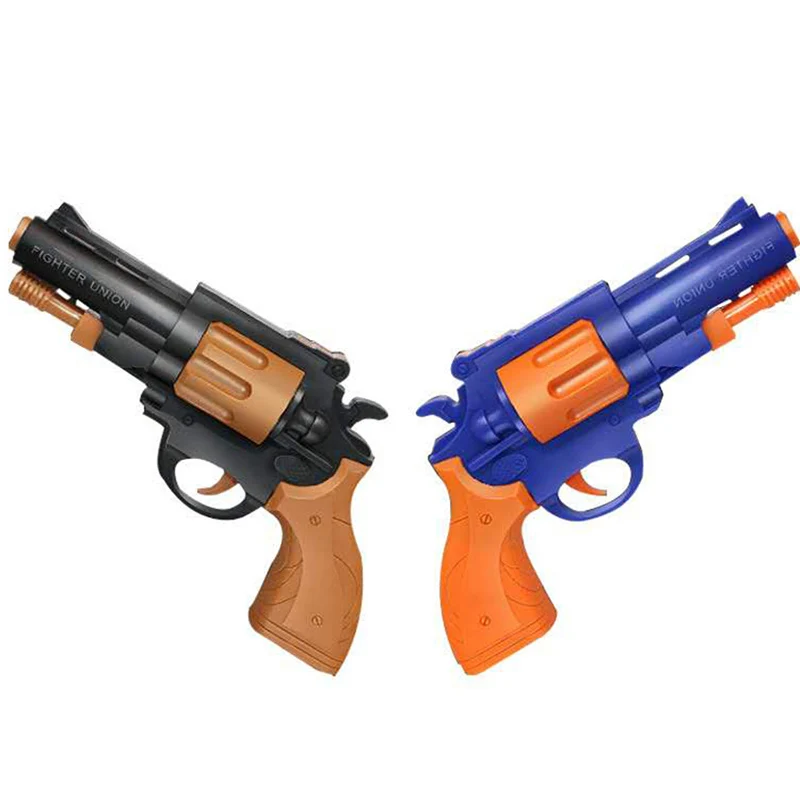 Мини пистолет с двумя пулями игрушечный водяными левым колесом модель мягкой