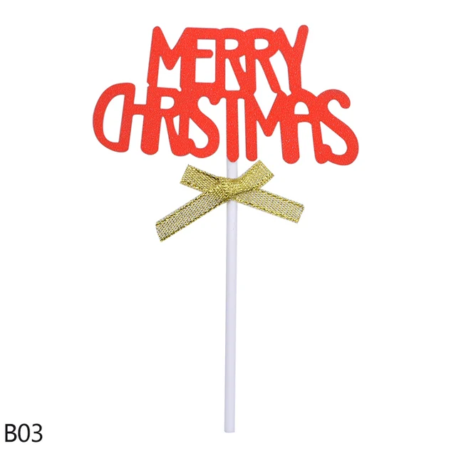 Christmas tree topper 7 Mini Christmas Tree Cake Topper