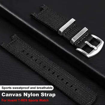 

Watch Strap Fashion Watch Band Classic Premium Canvas Replacement Wristband Sports Band Strap For Amazfit T-Rex Smartwatch