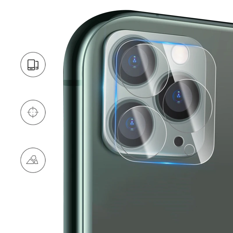3D Volle Abdeckung Gehärtetem Glas Kamera Objektiv Protector auf die für Apple iphone 11 Pro Max ip