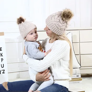 

Autumn and Winter Hat Hat for Boy and Girl Beanie Children's Knitted Wool Cap Newborn Baby Accessories