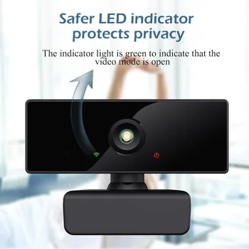 

30fps HD 1080P PC Webcam Cam Laptop Computer Camera Video Calling With Microphone Web CamFor Windows/Android/LinuX IOS