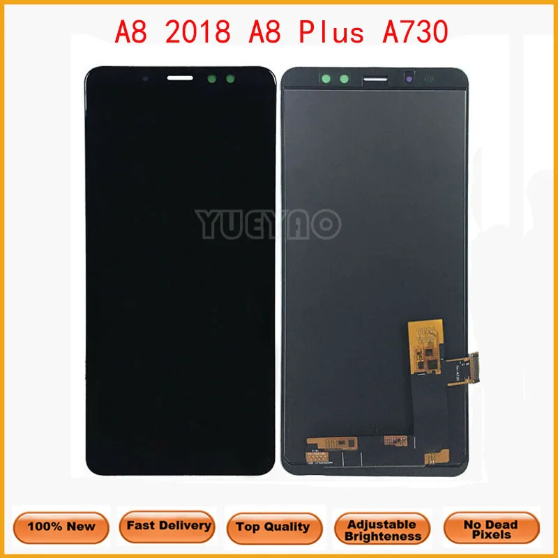A8 Plus 2018 дисплей для Samsung Galaxy A730 LCD A730F SM-A730F сенсорный экран дигитайзер Запасные