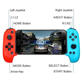 

Wireless Gamepad Bluetooth Game Controller for Android Phone TV Telescopic Gamepads Joystick for iPhone Gamepad