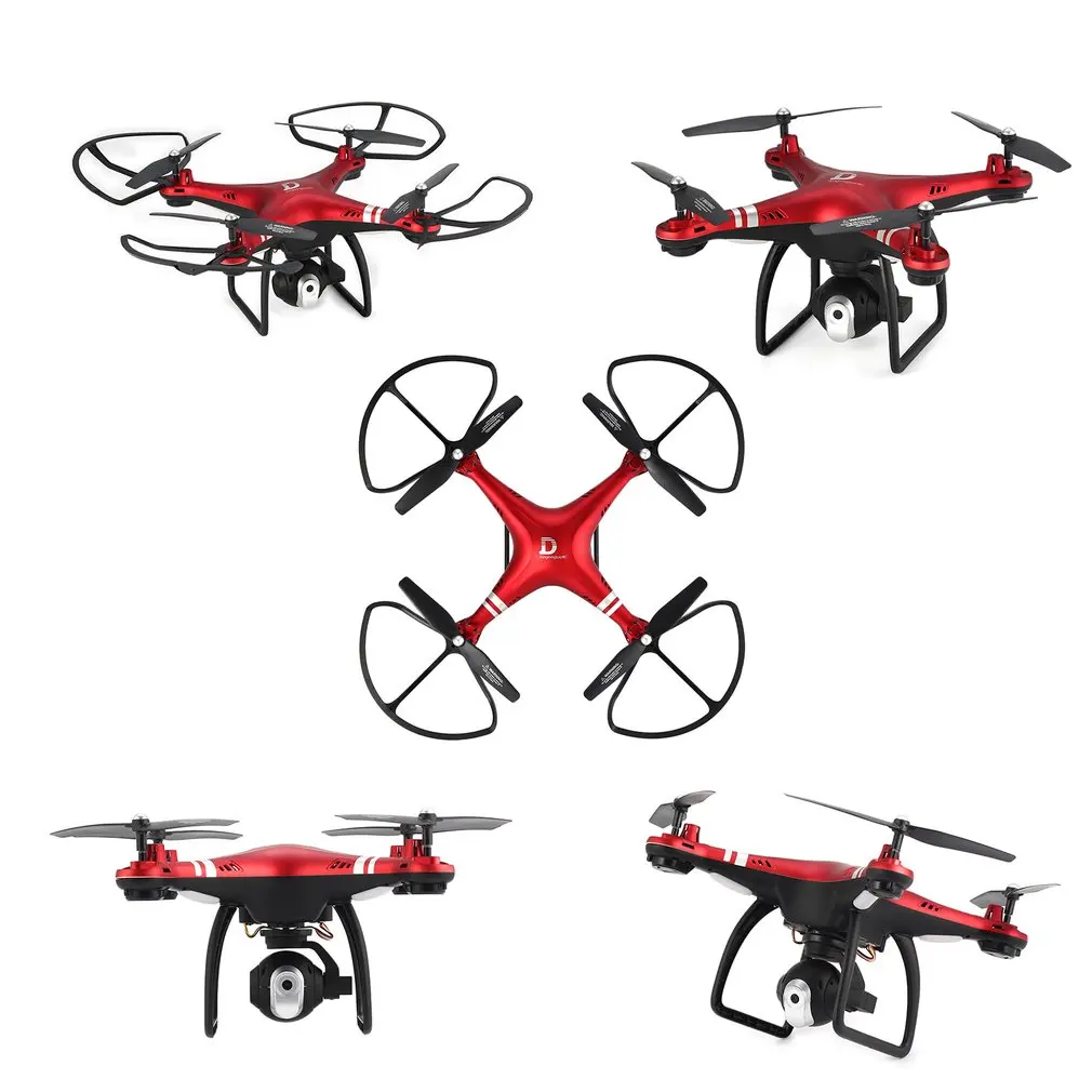 2,4G FPV RC Квадрокоптер Дрон X8 RC Дрон с регулируемой камерой 720P режим удержания высоты Безголовый 3d-флип 18 минут долгий полет