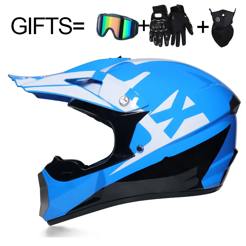 

3 Gifts Racing Full Face Motocross Motorcycle Helmet Dot Motocross Motorbike Dirt Bike Helmet Moto Casco Vintage Casco Moto
