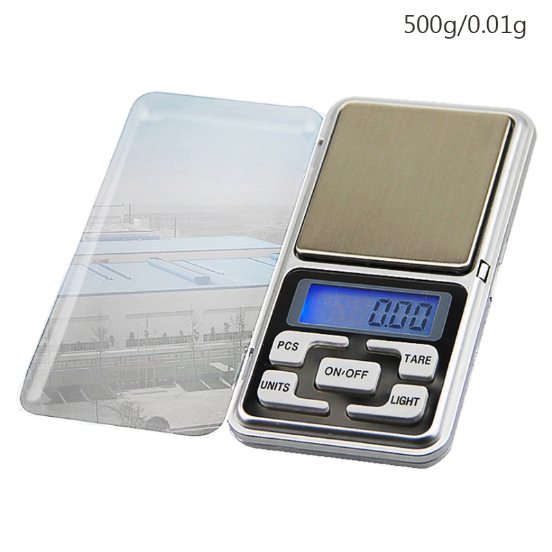 100/200/300/500g 0,01/0,1 г Высокая точность электронный шкала с ЖК-дисплеем мини карманные цифровые весы для ювелирных изделий Кухня весы - Цвет: E