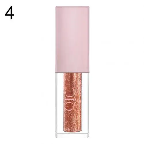 4 Glitter Long Lasting Colored Metallic Liquid Eyeshadow Shimmera Long Lasting Makeup Cosmetic Beauty - Цвет: 4