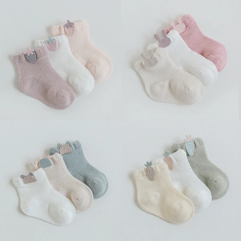 цена New 3Pairs/lot Infant Baby Socks Winter Autumn Baby Socks for Girls Cotton Newborn Baby Boy Socks Toddler Baby Boys Accessories