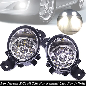 

Car Styling Fog Lamp For Nissan X-Trail T30 2001-2006 For Renault Clio For Infiniti 12V LED 9W High Brightness Fog Lights 1Set