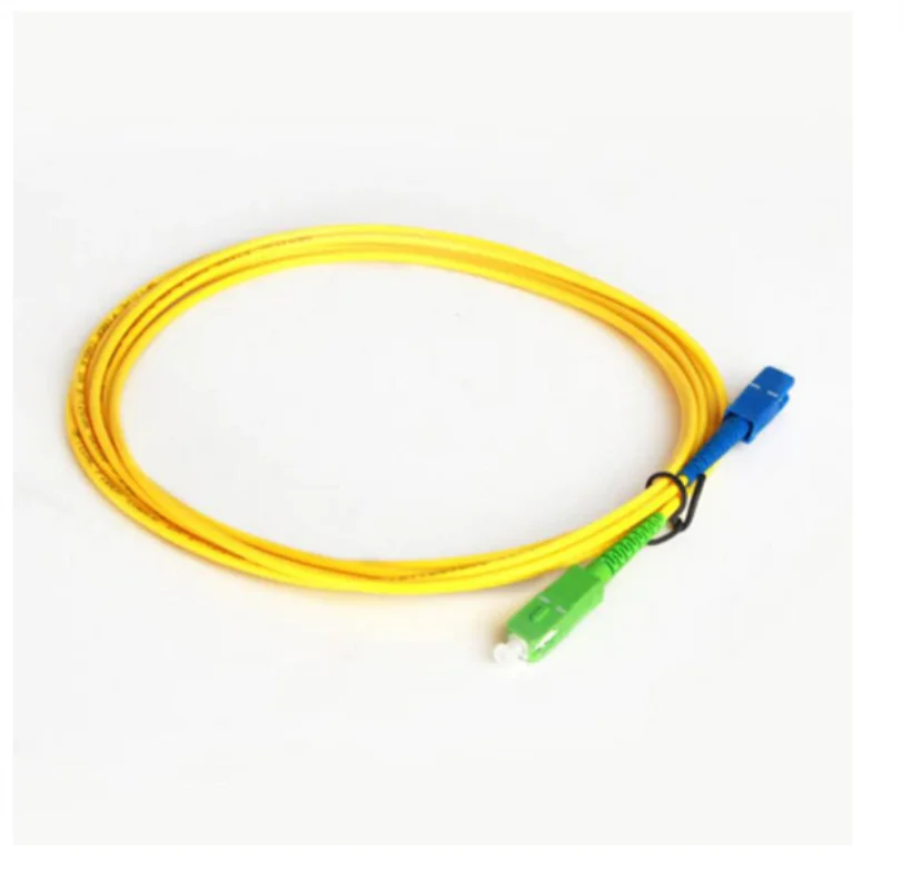 50 комплектов DHL Быстрая FTTH 1 м SC UPC-SC APC SX SM волоконно-оптический патч-корд