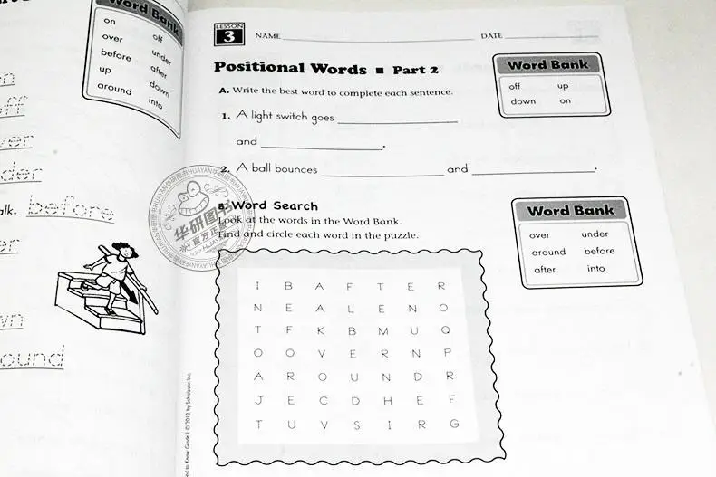 6 pcs/set English Vocabulary Workbook for Primary School Students Grade 1-6 English 240 Vocabulary New Hot Exercise Book Libro