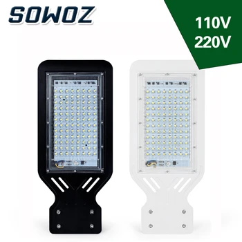 

SOWOZ LED street lamp 110V 220V IP65 waterproof outdoor lighting street light 100W lamp garden park industrial road wall lamp