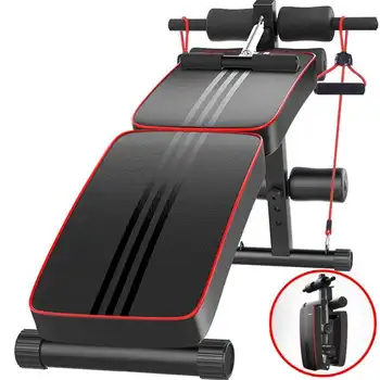

Adjustable Sit up Bench AB Flat Training Exercise Crunch Board W/ Fitness