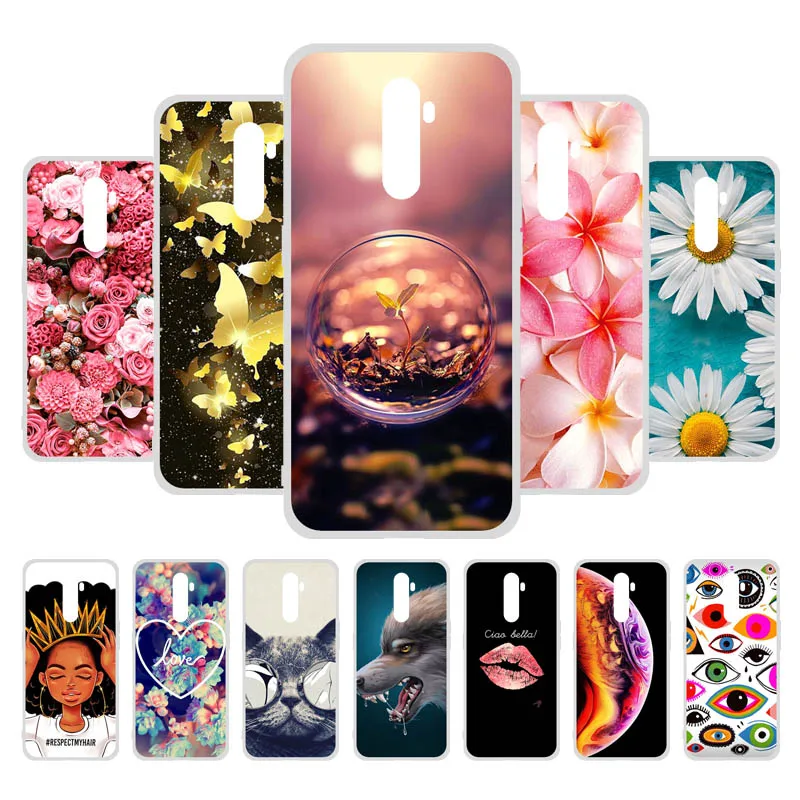 Phone Case For Oppo Reno Ace Realme X2 Pro Case Silicone Cartoon Soft TPU Back Cover Coque For Oppo Realme X2Pro Cases