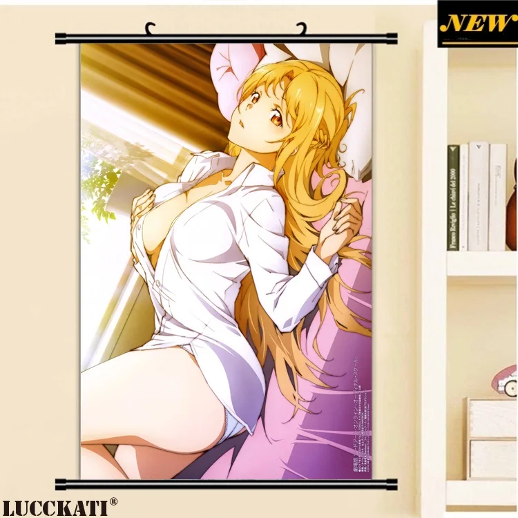 40X60 см Sword art онлайн Прозрачное Бикини обнаженные сексуальные лоли соски cameltoe мультфильм аниме стены прокрутки холст живопись плакат