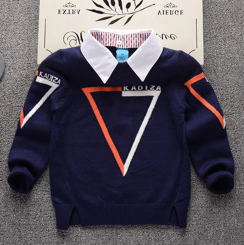 2020-Autumn-Winter-New-Shirt-collar-Plaid-Kids-Boys-Sweater-Children-Clothing-Baby-boy-Cotton-thick