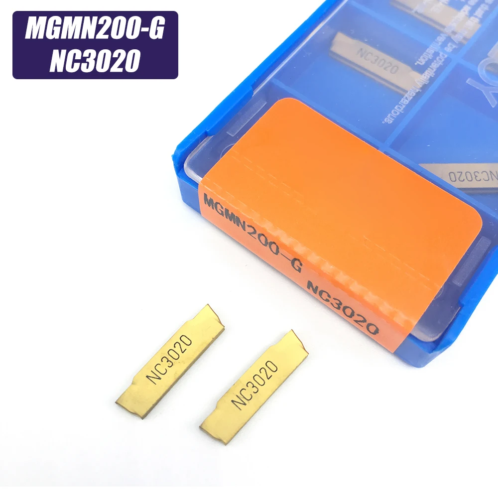 10 шт. MGMN200 G NC3020 2 мм твердосплавные вставки MGMN200-G токарный станок резак инструмент
