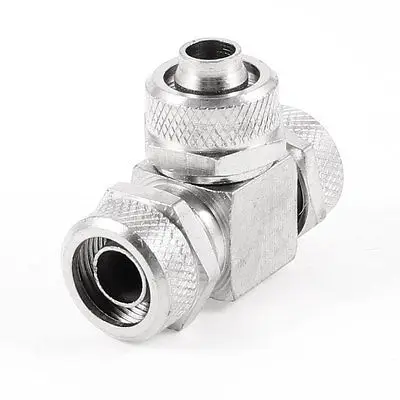 

Tee Union Three Ways Quick Joint Connector for 8mmx12mm Air Pipe