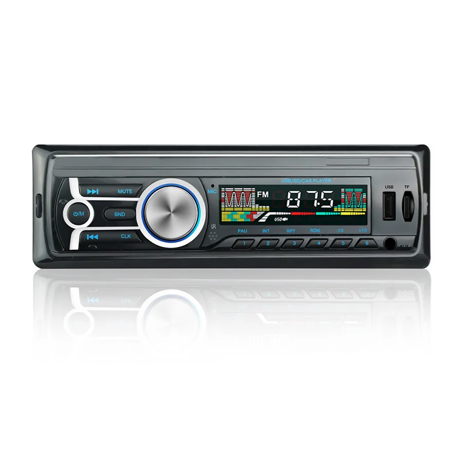 1 DIN автомобильный стерео Aux USB/TF/FM/MP3 радио плеер Bluetooth 12 в 87,5-108,0 МГц 4 канала RCA Выход