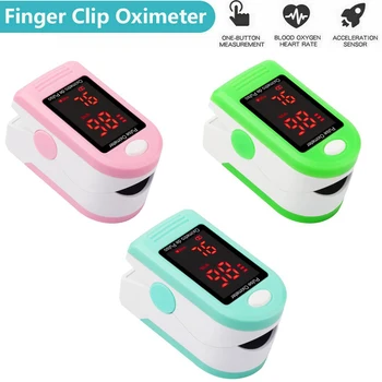 

Professional Finger Pulse Oximeter Blood Oxygen Saturation Monitor Heart Rate Detector Health Monitors Pulse Oxiometer Fingertip