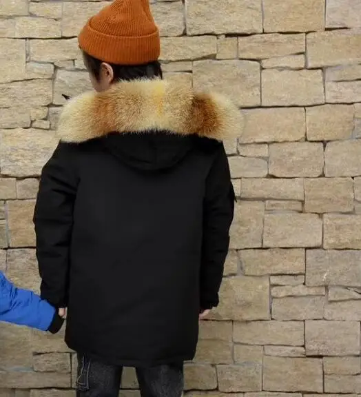 Зимняя куртка-пуховик, 85-145 см детская парка пуховики для девочек Детская короткая утепленная верхняя одежда куртки-пуховики для мальчиков