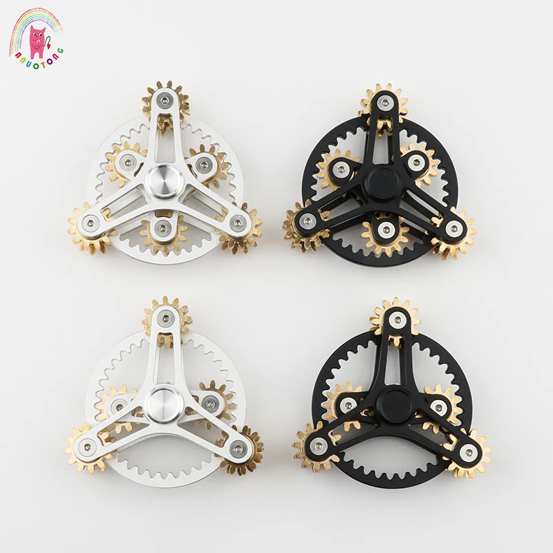 Tri Spinner металлические зубчатые колеса высокое качество ручной Спиннер антистресс